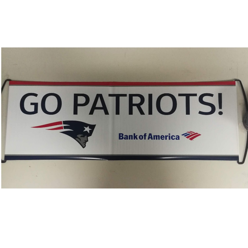 Oma Logo Hand Held Roller Banner- Patriots 24x68CM